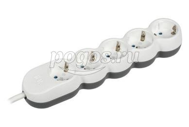 Удлинитель 5 мест 3м 2P+PE 3х1,5мм2 16А/250В UNO  IEK