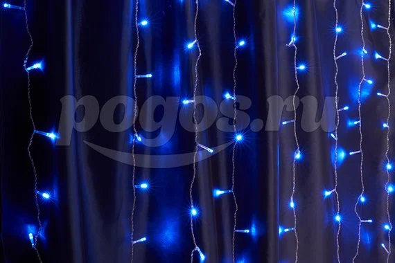 Гирлянда FERON 230V 240 LED синий, IP44, шнур 3м, CL20 32335