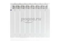 Радиатор биметаллический  8 секций, межнип. 500мм, 640*85*550h мм Bimetal  STI 