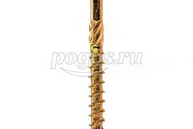 Саморез конструкционный универсальный 4,0* 35 потай TX20 желт.