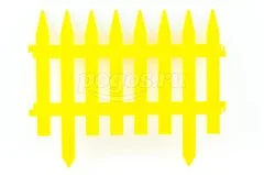 Забор декоративный 450х3000мм Классический желтый  Россия