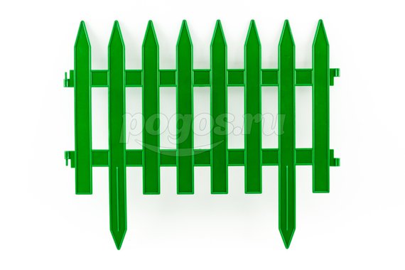 Забор декоративный 450х3000мм Классический зеленый  Россия