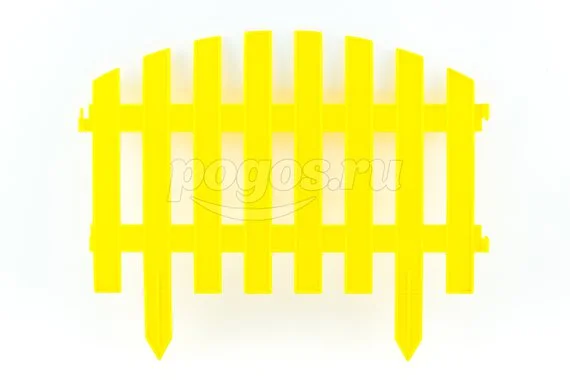 Забор декоративный 450х3000мм Ампир желтый  Россия
