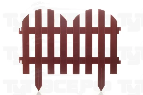 Забор декоративный 450х3000мм Ренессанс терракот  Россия