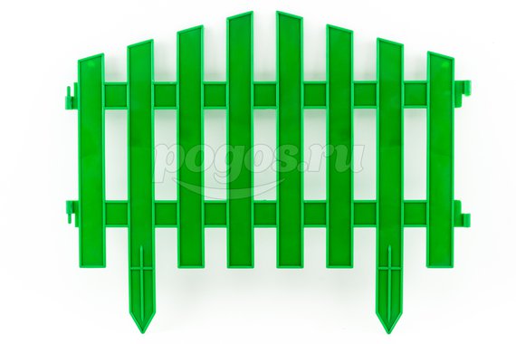 Забор декоративный 450х3000мм Барокко зеленый  Россия