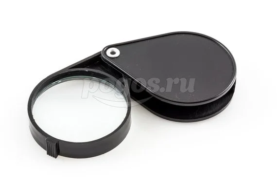 Лупа КУРС 6-кратная 50мм складная карманная