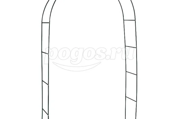 Арка садовая 2,4х1,41м декоративная для вьющихся растений  PALISAD