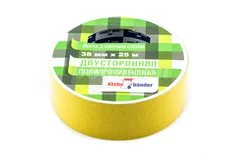 Скотч двусторонний полипропиленовая основа 38мм25м KLEBEBANDER