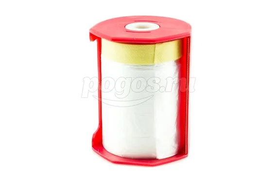 Пленка защитная с клейкой лентой 55мм 33м 10мкм Маскер STAYER