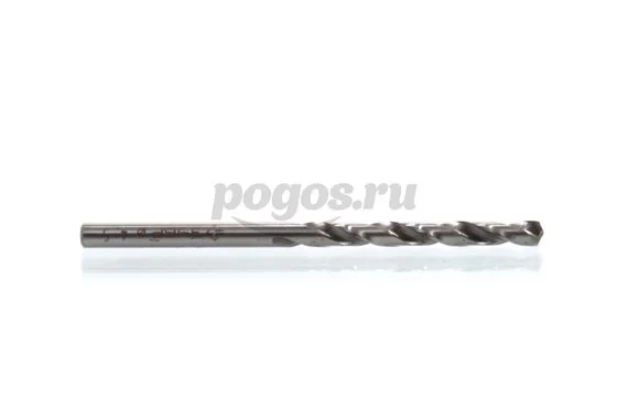 Сверло по металлу d- 4,5*80мм, быстрорежущая сталь Р6М5К5, класс точности А1 Мет-Ш  ЗУБР /10/ 