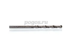 Сверло по металлу d- 4,5*80мм, быстрорежущая сталь Р6М5К5, класс точности А1 Мет-Ш  ЗУБР /10/ 