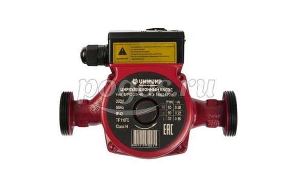 Насос циркуляционный для отопления UPC 25-40 130  UNIPUMP