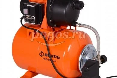 Насосная станция 800Вт Qmax - 60л/мин. напор 40м АСВ-800/24  ВИХРЬ