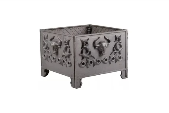 Мангал квадратный сборный МКС-1 чугунный Рубцовск