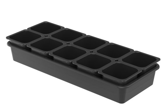 Комплект :10 рассадников 0,5 л+поддон