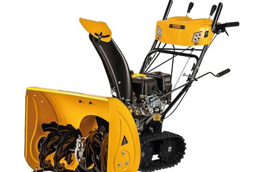 Машина снегоуборочная 4Т  7,0лс. 540х610мм выброс до 15м 6+2 скорости 98кг гусеницы SBM 610DT PRO