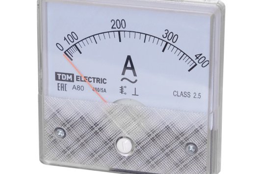 Амперметр А80Н 1500А/5А-2,5, трансформаторного включения, (без поверки)  TDM