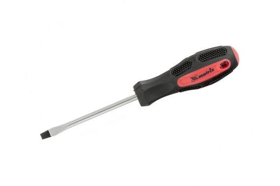 Отвертка шлицевая 6*100 мм  MATRIX