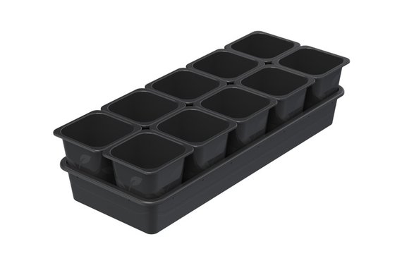 Комплект :10 рассадников 0,7 л+поддон