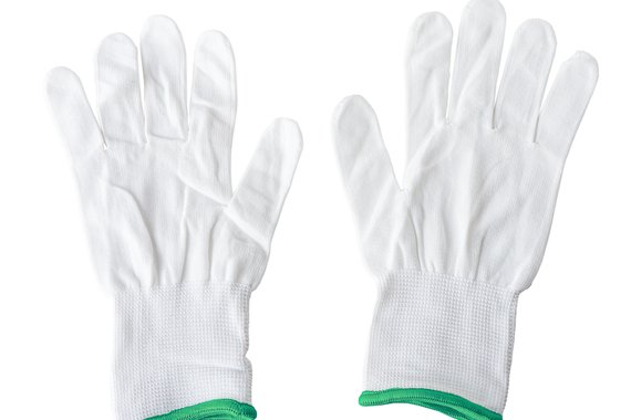 Перчатки нейлоновые без покрытия Touch White белого цвета р-р 8,9 (Белые), GWARD