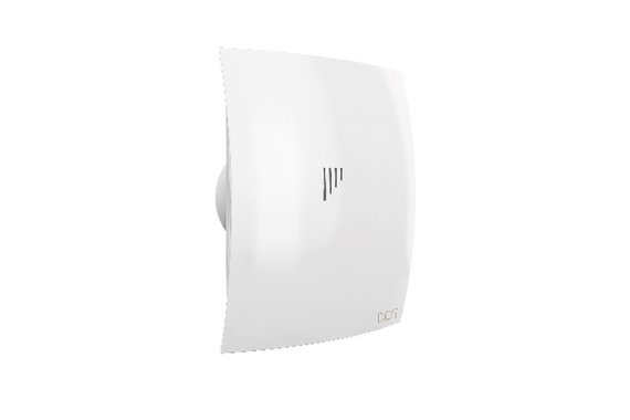 Вентилятор накладной с обратным клапаном RIO D125 Matt white  DICITI