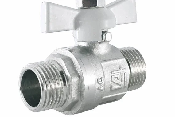 Кран шаровой M- M 3/4" бабочка STI