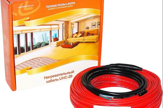 Резистивный кабель 20W 40м/рул. 4,0м2/800Вт  LAVITA
