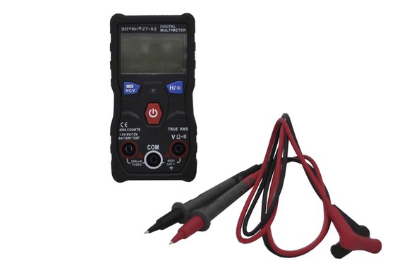 Мультиметр цифровой автоматический ZT-S2  True-RMS, NCV  S-line