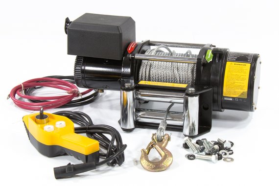 Лебедка автомобильная электрическая 12V 2200кг 3,2кВт LB-2000  DENZEL