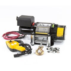 Лебедка автомобильная электрическая 12V 2200кг 3,2кВт LB-2000  DENZEL