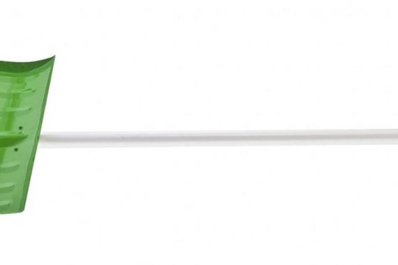 Лопата снеговая 470*350мм стальная с черенком  Сибртех