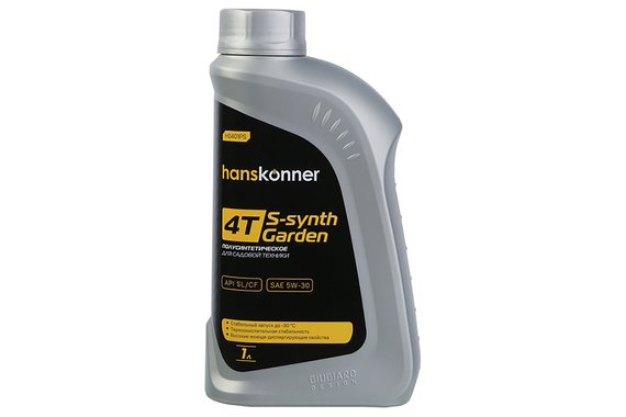 Масло для 4-х тактных двигателей полусинтетика  SAE 5W-30 1л  Hanskonner