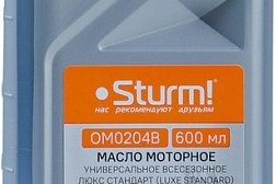 Масло для 4-х тактных двигателей минеральное  SAE 15W-40 0,6л  Sturm
