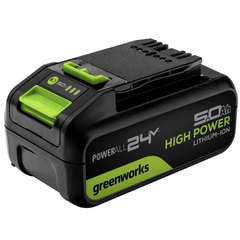 Батарея аккумуляторная 24В 5,0А/ч Li-Ion High Power G24HP5 GREENWORKS