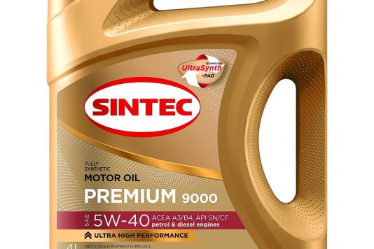 Масло моторное Премиум SAE 5W-40 ACEA A3/B4 (с.) 4л  SINTEC