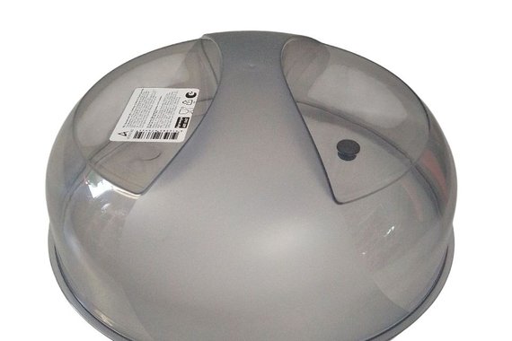 Крышка для СВЧ 26см дымчатая