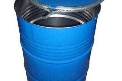 Бочка стальная 200л б/у с крышкой и хомутом