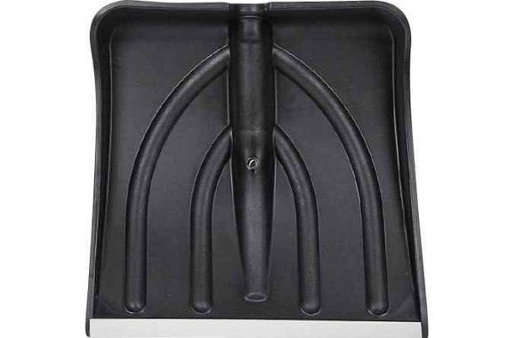 Лопата снеговая пластиковая 385*380мм, без черенка