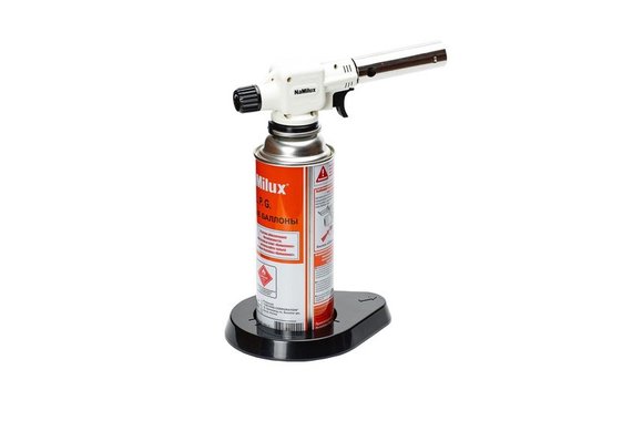 Горелка газовая NA-197 Мощность - 1.8 кВт. Расход газа - 132 г/ч. Температура пламени - 1200 С  NaMi