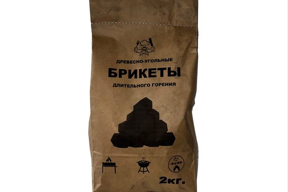 Брикеты древесно-угольные 2кг