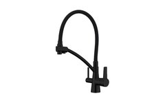 Смеситель для кухни с подключением фильтра, черный  GAPPO