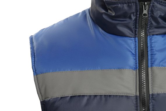 Жилет утепленный Экспертный СОП ( Оксфорд).т.синий/васельковый