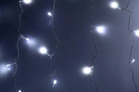 Гирлянда светодиодная "Занавес" 2,0*1,5м 204LED, постоянное свечение, IP44, холодный белый  Feron
