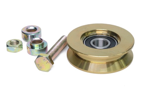 Ролик металлический под трос 70х20мм с подшипником болт 10мм